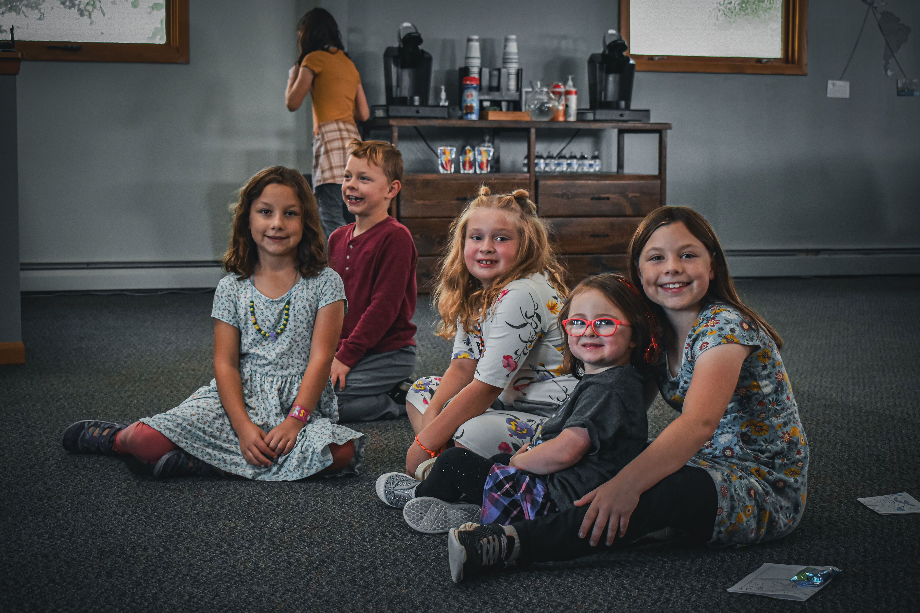 Children smiling together at Cedar Creek